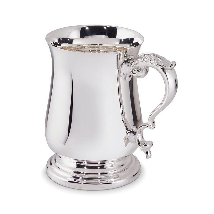 Silver %26 Silver plated 1 pint mug